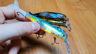 Воблер Imakatsu Power BILL Minnow 115sp копия с АлиЭкспресс от AllBlue.  Он косит рыбу на меляках!