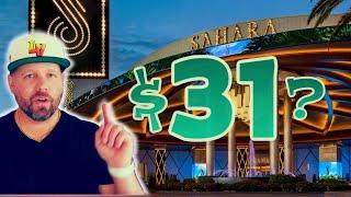 You'll be SHOCKED by this LAS VEGAS resort.  I was.  #vegas #saharalasvegas #sahara