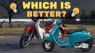 MODERN HONDA SUPER CUB C125 VS VESPA SCOOTER