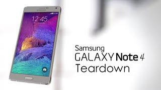 Samsung Galaxy Note 4 dissassembly/take apart/tear down/screen replacement