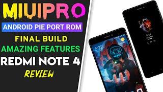 Final MIUIPro 11 V9 Pie Port Rom For Redmi Note 4 (Mido) Amazing Features | Full Review