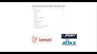 Laravel 9 Autocomplete Textbox with JQuery Ajax