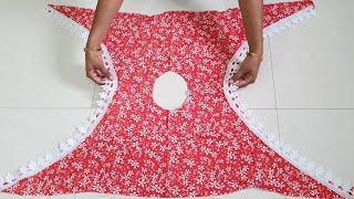 Beautiful Kaftan TOP making in Just 10 Minute # Kaftan TOP # By Simple Cutting