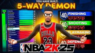 *NEW* 5-WAY DEMON BUILD is INSANE on NBA 2K25! BEST 6’4 ISO BUILD on NBA 2K25! BEST BUILD NBA 2K25!