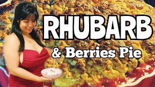 Delicious Rhubarb & Berries Pie Recipe: A Sweet Summer Delight | Ms. Inday in Sweden se