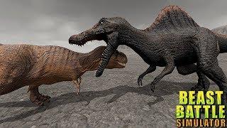 T-Rex vs Spinosaurus - Beast Battle Simulator