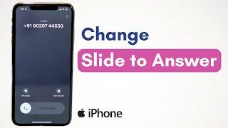 How to Change "Slide to Answer" to "Accept OR Decline" on iPhone Call