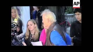 Megan Fox and Mickey Rourke on red carpet for Passion Play