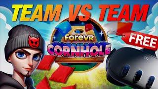 ForeVR CORNHOLE - Grab Your Sacks! 2 vs 2 Competition LIVE! FREE on Meta 3