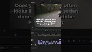 Clean up your timeline in just a few clicks with simplify sequence in Adobe Premiere Pro. #shorts