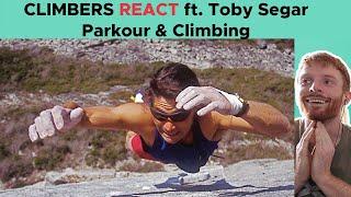 Toby Segar reacts to famous Parkour & Climbing clips || BoulderingBobat