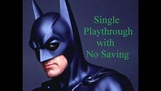 Batman & Robin Ps1  Single Playthrough No Saving Batman PlayStation