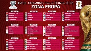 Hasil Drawing Kualifikasi Piala Dunia 2026 Zona Eropa | Kualifikasi Piala Dunia 2026