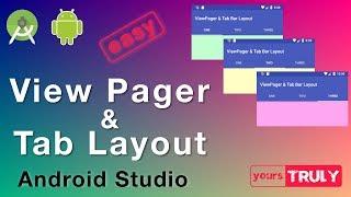 View Pager | Tab Layout | Android Studio