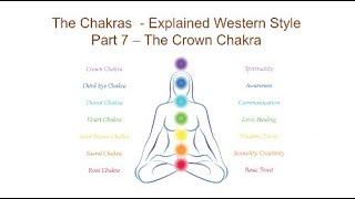 The Chakras - Explained Western Style Part 7- The Crown Chakra | Agape | Spirituality