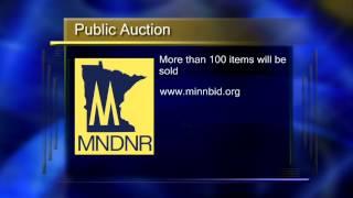 Minnesota DNR Public Auction of Surplus Equipment - Lakeland News at Ten - August 28, 2014