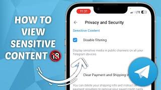 How to View Sensitive Content on Telegram! (2024)