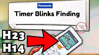 Panasonic Air Conditioner Timer Blinking | Fix AC H23 & H14 Errors