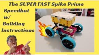 How To Build A Geared Up Spike Prime Speedbot with Building Instructions!!