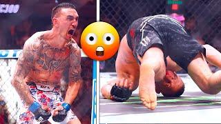LIVE Reaction To Max Holloway Brutally KO'ing Justin Gaethje!