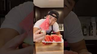 An easy & pretty way to cut a watermelon 