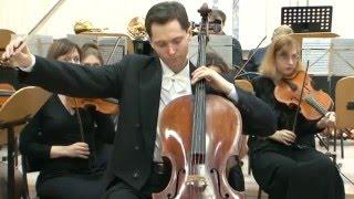 Eugene Prokoshin (cello) plays Salim Krymskiy "Motion" with "Cantus firmus" orchestra (HQ Video).