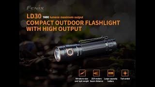 Fenix LD30 - kompakte LED-Taschenlampe - 1600 Lumen