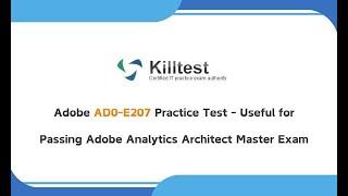 Adobe AD0-E207 Practice Test - Useful for Passing Adobe Analytics Architect Master Exam