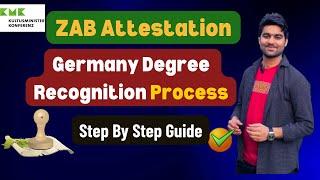 Degree recognition in Germany | ZAB Attestation Step-by-Step Guide 2024 | Opportunity card visa