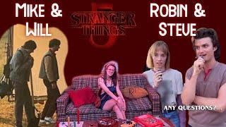 Mike & Will Seen On Set Robin & Steve - Stranger Things Filming Season 5 Recap Ep 13