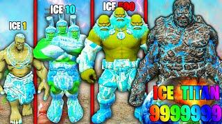 Weakest To STRONGEST HULK ICE TITAN In GTA 5!