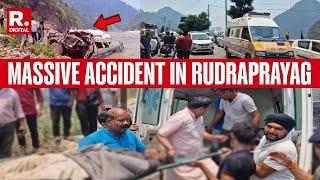 Massive Accident In Rudraprayag: Over 10 Suspected Dead & 7 Injured, CM Dhami Offers Condolence