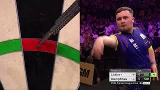 LUKE LITTLER HITS A NINE DARTER IN THE PREMIER LEAGUE FINAL!