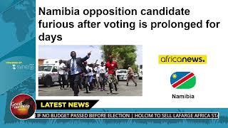 Election tensions in Namibia - opposition speaks out