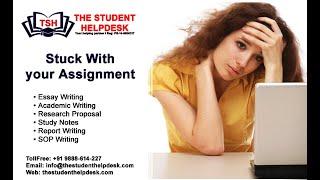 Assignment Help | Struggling in writing your Assignment? | The Student Helpdesk