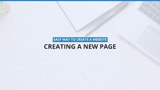 Creating a New Page