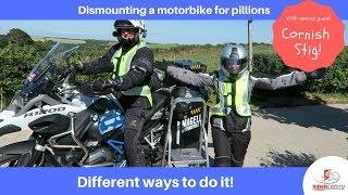 How to dismount your motorbike | with a Pillion