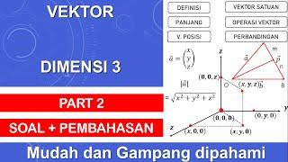 Vektor pada dimensi tiga | Vektor dimensi 3