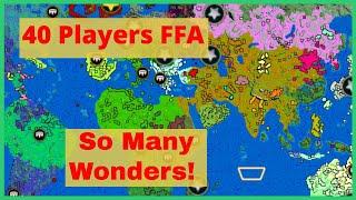 War Selection - World Map 40 Player FFA