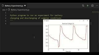 EV Battery experiment simulation with Python | Pybamm