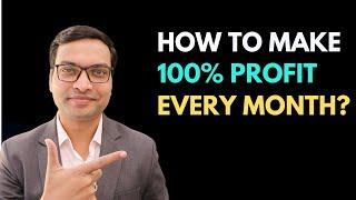 How To Make 100% Profit Every Month - Basics Of Stock Market For Beginners