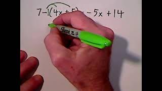 Solving Algebraic Equations Involving Parentheses
