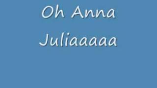 Anna Julia Letra