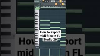 How to Export MIDI files in FL Studio