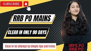 RRB PO MAINS Clear होगा सिर्फ़ 90 days में |Computer, GA & Quant | Karishma Singh IBPS PO & RRB PO