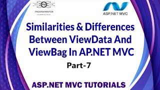 07 | Similarities And Differences Between ViewData And ViewBag In ASP.NET MVC | ASP.NET (Hindi/Urdu)