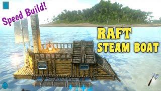 Ark Mobile Raft Steam Boat Build | Ark Mobile Raft Build | 2023