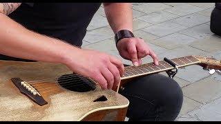 A great guitarist street performer in London