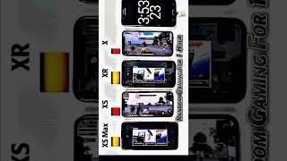 Iphone X vs XR vs XS vs XS MAX Battery test #shorts