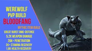 ESO Werewolf PVP Build - Bloodfang - Scribes of Fate